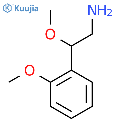 2-methoxy-2-(2-methoxyphenyl)ethan-1-amine structure