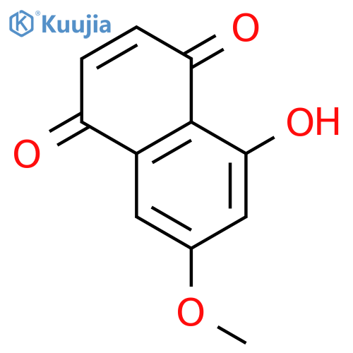 1,4-Naphthalenedione,5-hydroxy-7-methoxy- structure