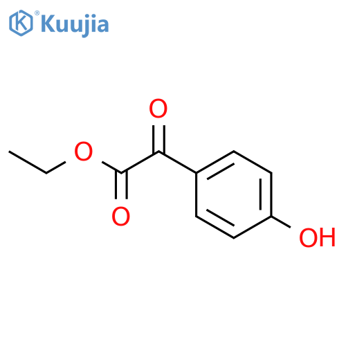 Ethyl 2-(4-hydroxyphenyl)-2-oxoacetate structure