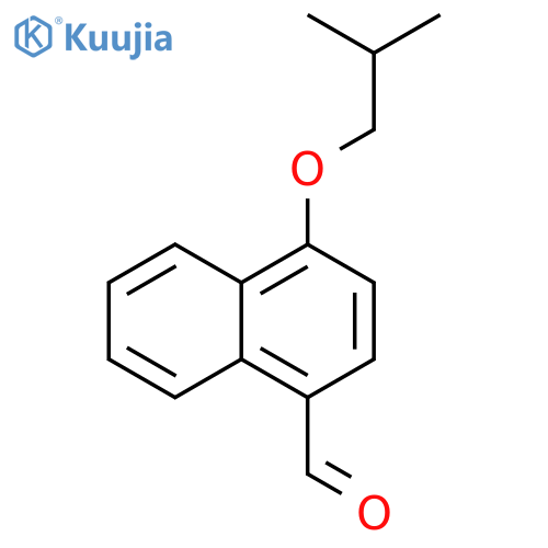 4-Isobutoxy-naphthalene-1-carbaldehyde structure
