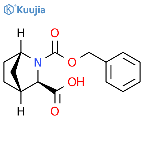 2-Azabicyclo[2.2.1]heptane-2,3-dicarboxylic acid, 2-(phenylmethyl) ester, (1S,3R,4R)- structure