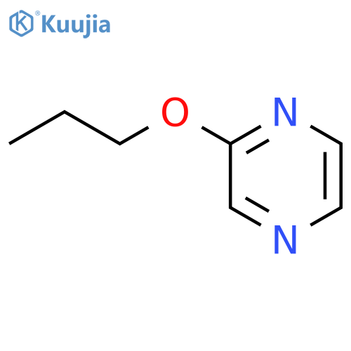 Pyrazine, propoxy- structure