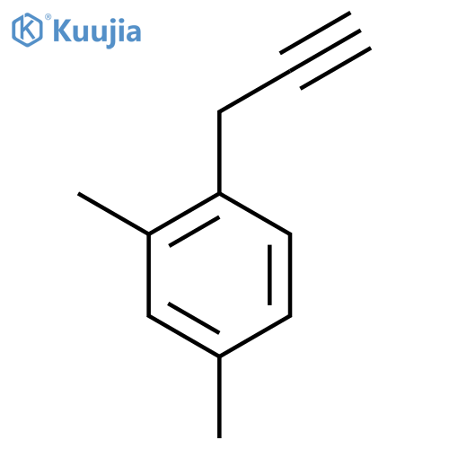 2,4-Dimethyl-1-(prop-2-yn-1-yl)benzene structure
