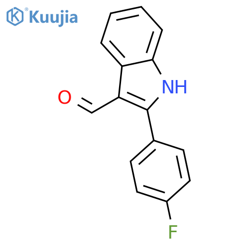 2-(4-Fluorophenyl)-1H-indole-3-carbaldehyde structure