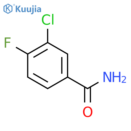 3-Chloro-4-fluorobenzamide structure