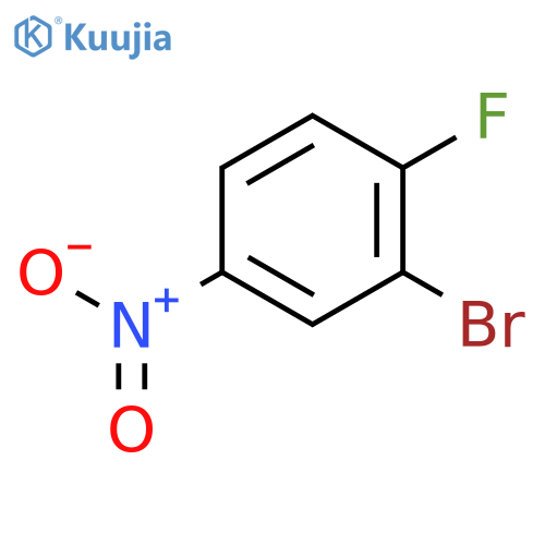 2-Bromo-1-fluoro-4-nitrobenzene structure