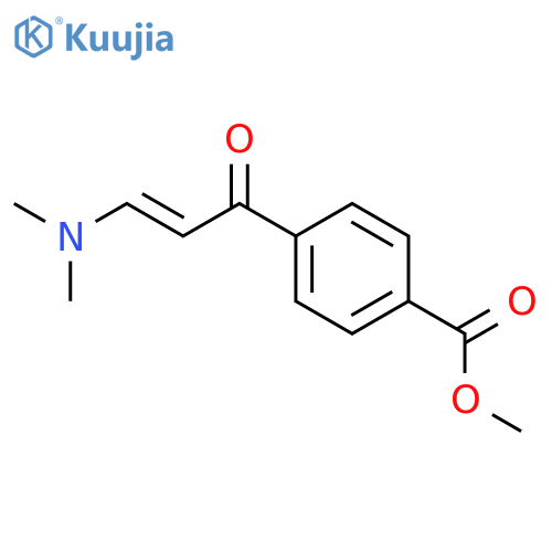 Benzoic acid, 4-[3-(dimethylamino)-1-oxo-2-propenyl]-, methyl ester structure