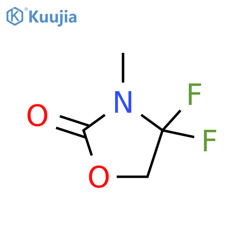 2-Oxazolidinone,4,4-difluoro-3-methyl-(9CI) structure