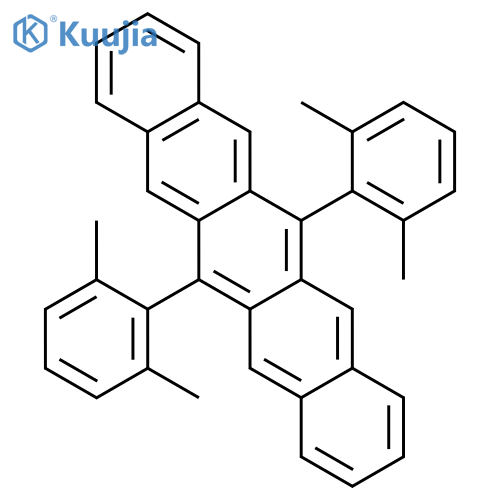 6,13-Bis(2,6-dimethylphenyl)pentacene structure