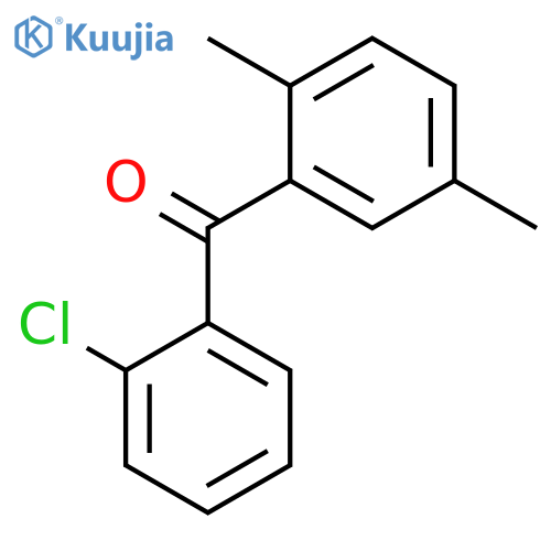 (2-Chlorophenyl)(2,5-dimethylphenyl)methanone structure