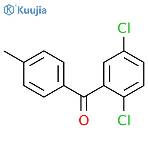 (2,5-Dichlorophenyl)(4-methylphenyl)methanone structure