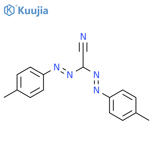 Acetonitrile, [(4-methylphenyl)azo][(4-methylphenyl)hydrazono]- structure