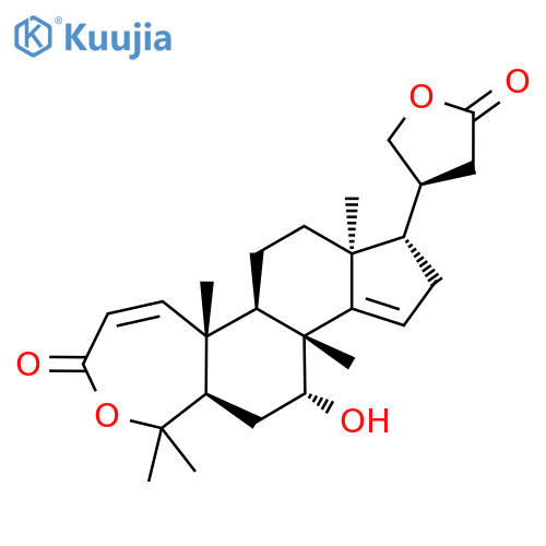 3H-Cyclopenta[5,6]naphth[2,1-c]oxepin-3-one, 1,5a,5b,6,7,7a,8,9,10b,11,12,12a-dodecahydro-11-hydroxy-1,1,5a,7a,10b-pentamethyl-8-[(3S)-tetrahydro-5-oxo-3-furanyl]-, (5aR,5bR,7aS,8S,10bR,11R,12aR)- structure
