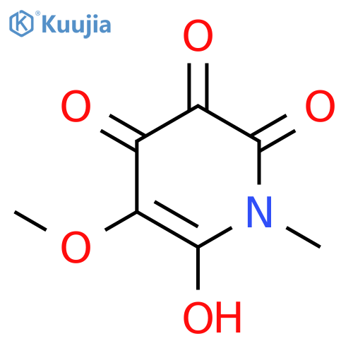 6-Hydroxy-5-methoxy-1-methyl-2,3,4(1H)-pyridinetrione structure