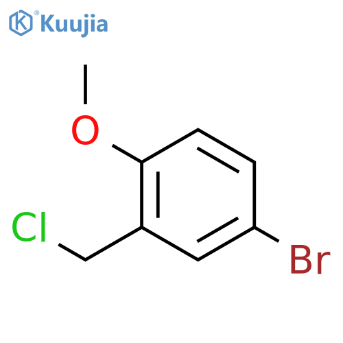 4-Bromo-2-(chloromethyl)-1-methoxybenzene structure