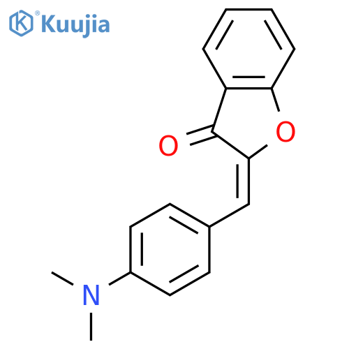 (2E)-2-{[4-(dimethylamino)phenyl]methylidene}-1-benzofuran-3(2H)-one structure
