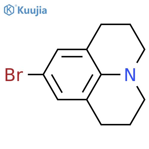 9-Bromo-2,3,6,7-tetrahydro-1H,5H-pyrido3,2,1-IJquinoline structure