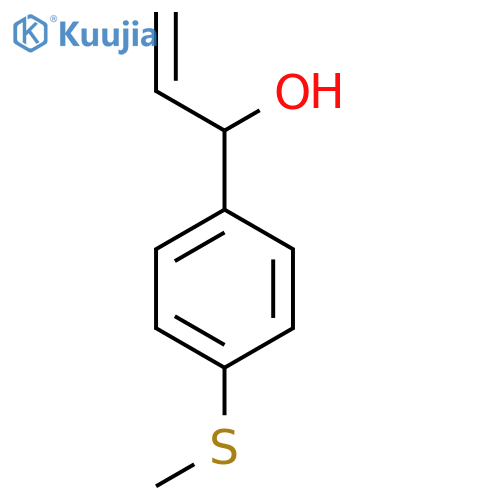 1-4-(methylsulfanyl)phenylprop-2-en-1-ol structure
