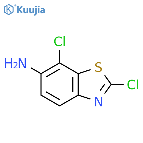2,7-Dichlorobenzo[d]thiazol-6-amine structure