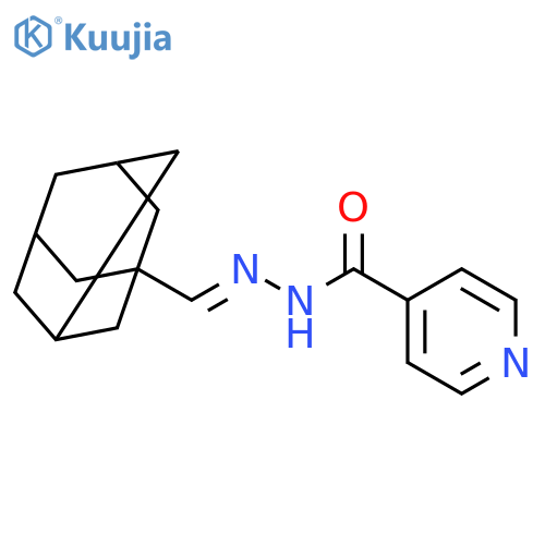 N-[(z)-1-adamantylmethylideneamino]pyridine-4-carboxamide structure