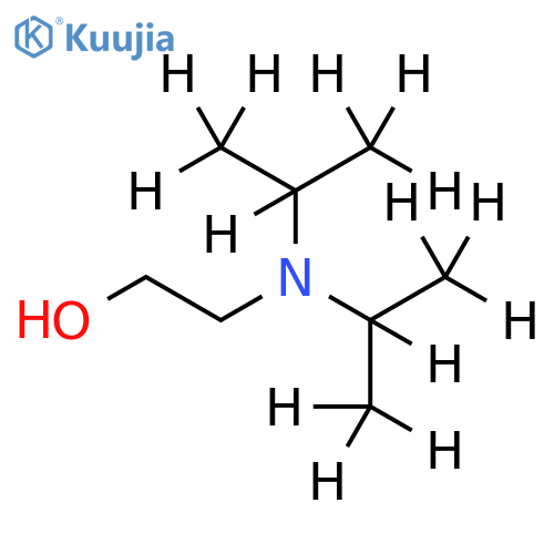 2-Diisopropylaminoethanol-D14 structure