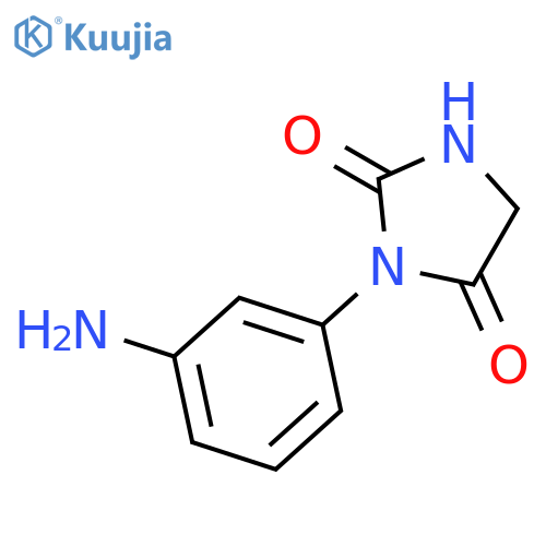 3-(3-Aminophenyl)imidazolidine-2,4-dione structure