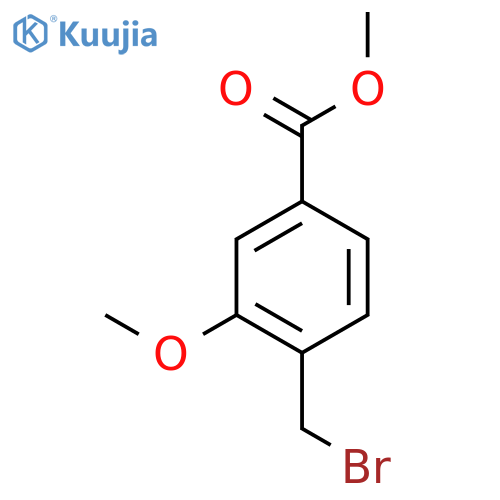 methyl 4-(bromomethyl)-3-methoxy-benzoate structure