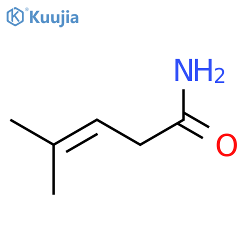 3-PENTENAMIDE, 4-METHYL- structure