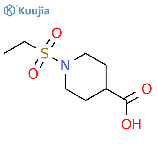 1-(Ethylsulfonyl)piperidine-4-carboxylic acid structure