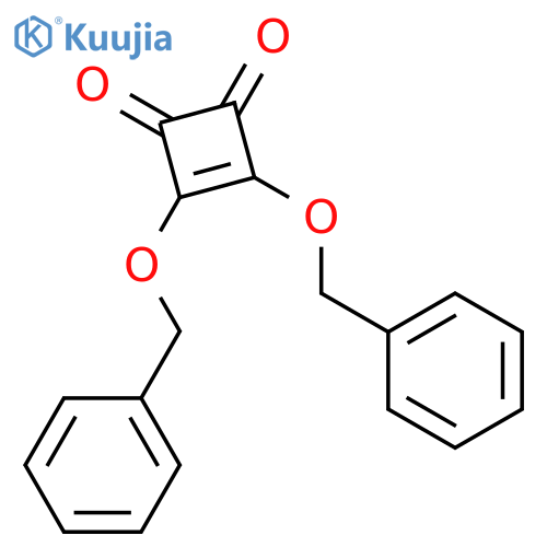 3-Cyclobutene-1,2-dione, 3,4-bis(phenylmethoxy)- structure