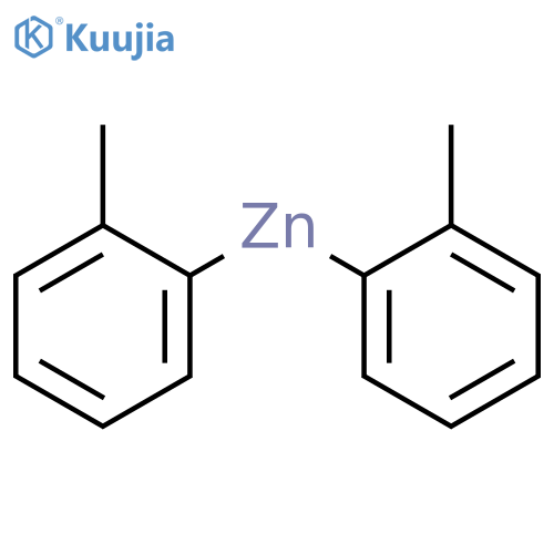 Zinc, bis(2-methylphenyl)- structure