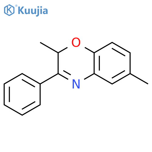 2H-1,4-Benzoxazine, 2,6-dimethyl-3-phenyl- structure