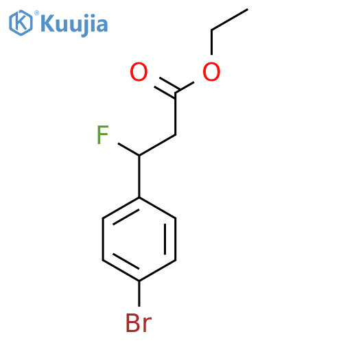 4-Bromo-β-fluoro-Benzenepropanoic Acid Ethyl Ester structure