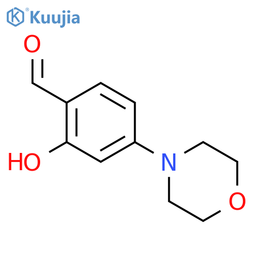 2-hydroxy-4-(morpholin-4-yl)benzaldehyde structure