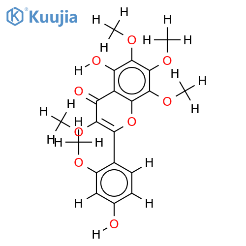 2',3,6,7,8-Penta-Me ether-2',3,4',5,6,7,8-Heptahydroxyflavone structure