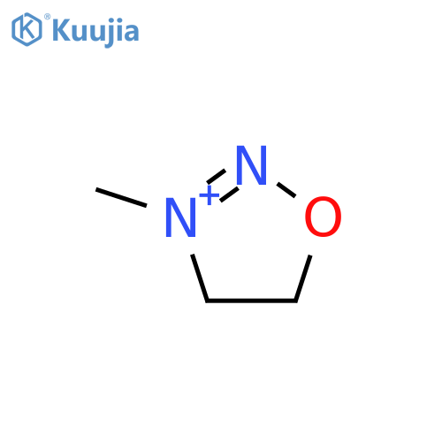 3-methyl-4,5-dihydro-1,2,3-oxadiazol-3-ium structure