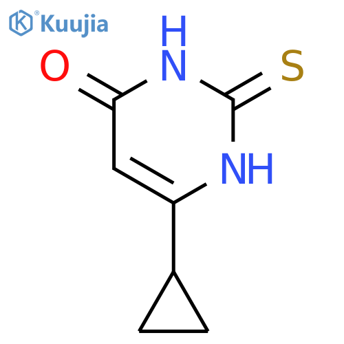 6-cyclopropyl-2-sulfanylpyrimidin-4-ol structure