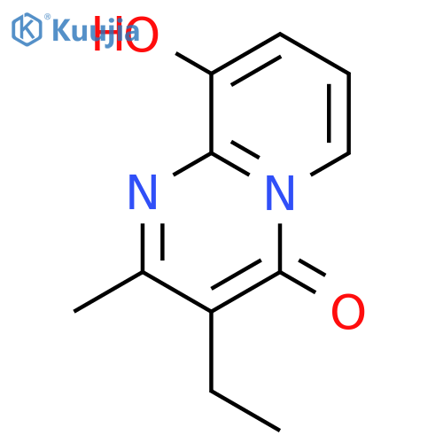 3-ethyl-9-hydroxy-2-methyl-4H-pyrido[1,2-a]pyrimidin-4-one structure