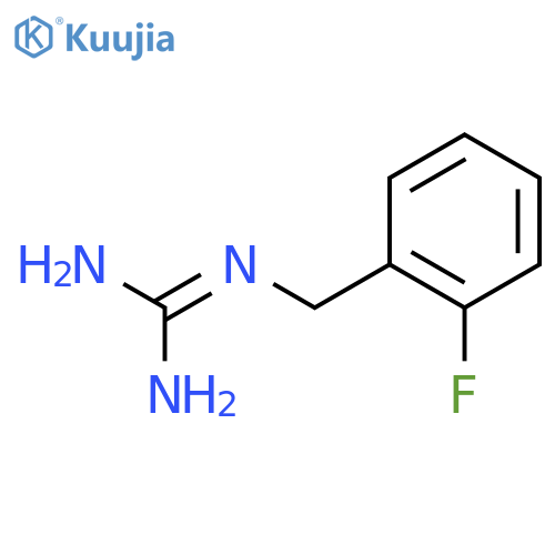 N-(2-fluorophenyl)methylguanidine structure