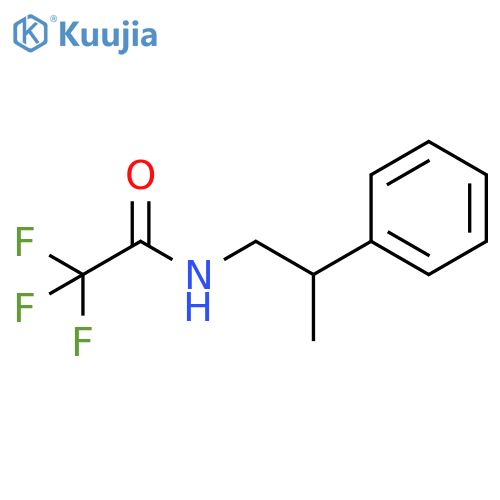 Acetamide, 2,2,2-trifluoro-N-(2-phenylpropyl)- structure