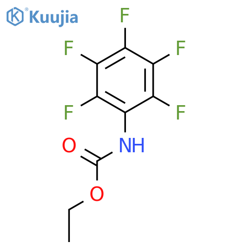 CARBAMIC ACID, (PENTAFLUOROPHENYL)-, ETHYL ESTER structure