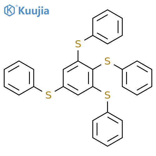 Benzene, 1,2,3,5-tetrakis(phenylthio)- structure