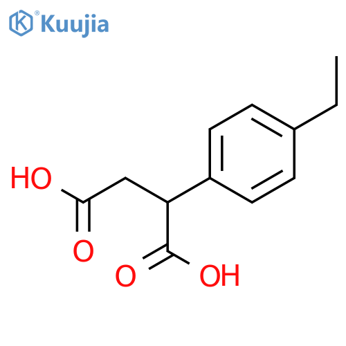 2-(4-ethylphenyl)butanedioic Acid structure