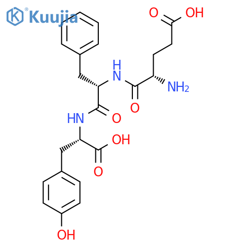 H-Glu-Phe-Tyr-OH structure