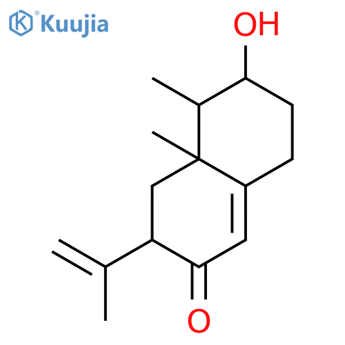 (3R,4aR,5R,6R)-6-hydroxy-4a,5-dimethyl-3-(prop-1-en-2-yl)-4,4a,5,6,7,8-hexahydronaphthalen-2(3H)-one structure