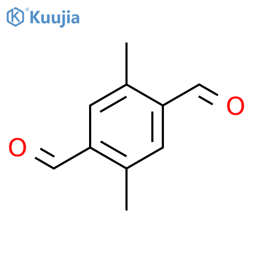 2,5-dimethylbenzene-1,4-dicarbaldehyde structure