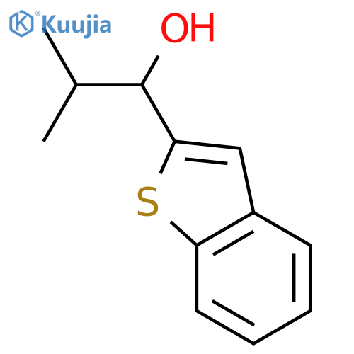 1-(Benzo[b]thiophen-2-yl)-2-methylpropan-1-ol structure
