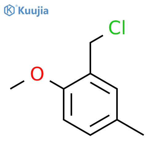 2-(chloromethyl)-1-methoxy-4-methylbenzene structure