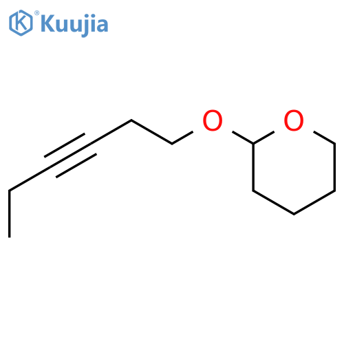 2-(3-Hexynyloxy)tetrahydro-2H-pyran structure