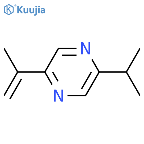 Pyrazine,2-(1-methylethenyl)-5-(1-methylethyl)- structure